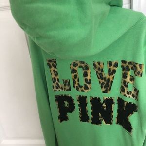 GREEN LOVE PINK JACKET PERFECT CONDITION SIZE XS